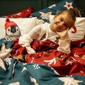 Lenjerie de pat King Size, Reindeer, Homla, 3 piese, 200x220 cm, microfibra din poliester, rosu