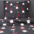Lenjerie de pat dubla Gnomm, Homla, 3 piese, 160x200 cm, microfibra din poliester, multicolor