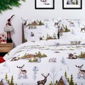Lenjerie de pat King Size, Cloves, Homla, 3 piese, 200x220 cm, microfibra din poliester, multicolor