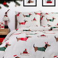 Lenjerie de pat King Size, Genesis, Homla, 3 piese, 200x220 cm, microfibra din poliester, multicolor