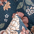Lenjerie de pat King Size, Meeri, Homla, 3 piese, 200x220 cm, bumbac satinat, multicolor