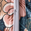 Lenjerie de pat dubla Meeri, Homla, 3 piese, 160x200 cm, bumbac satinat, multicolor