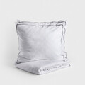 Lenjerie de pat King Size, Esperin, Homla, 3 piese, 200x220 cm, bumbac satinat, alb/negru