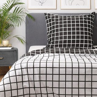 140x200 cm, Alb;Negru