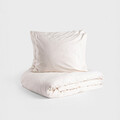 Lenjerie de pat dubla Ruelle, Homla, 3 piese, 160x200 cm, bumbac, bej