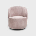 Fotoliu Svingen Faso, Homla, 65.5x77x69 cm, MDF/catifea din poliester, roz