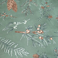 Lenjerie de pat King Size, Foret, Homla, 3 piese, 200x220 cm, microfibra din poliester, verde