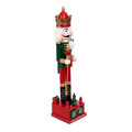 Decoratiune Spargatorul de nuci Nutcracker, Homla, 42 cm, lemn, multicolor