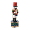 Decoratiune Spargatorul de nuci Nutcracker, Homla, 30 cm, lemn, multicolor
