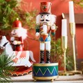 Decoratiune Spargatorul de nuci Nutcracker, Homla, 30 cm, lemn, multicolor