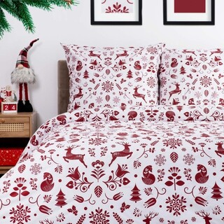 200x220 cm, Alb;Rosu