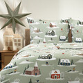 Lenjerie de pat King Size, Frolic, Homla, 3 piese, 200x220 cm, bumbac, multicolor