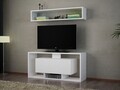 Comoda TV cu raft Derya, Woody Fashion, alb