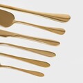 Set tacamuri pentru 4 persoane, 18 piese, Abele, Homla, inox, auriu