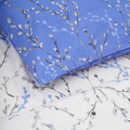 Lenjerie de pat dubla Kim, Heinner Home, 4 piese, 200x220 cm, 100% bumbac, albastru