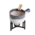 Set fondue Lambi, Homla, 500 ml, inox/ceramica/metal, multicolor