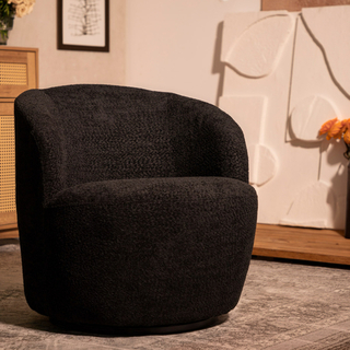 77x65.5x69 cm, Negru