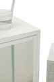 Set 3 felinare White, Mauro Ferretti, 22x18x66 cm, fier/sticla, alb