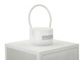 Set 3 felinare White, Mauro Ferretti, 22x18x66 cm, fier/sticla, alb