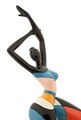 Figurina decorativa Dancing Girl Rubic -B, Mauro Ferretti, 32.5x9.7x20.5 cm, polirasina, multicolor
