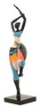 Figurina decorativa Dancing Girl Rubic -B, Mauro Ferretti, 32.5x9.7x20.5 cm, polirasina, multicolor