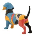 Figurina decorativa Dog Rubic, Mauro Ferretti, 28x8x25 cm, polirasina, multicolor