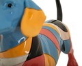 Figurina decorativa Dog Rubic, Mauro Ferretti, 28x8x25 cm, polirasina, multicolor
