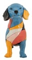 Figurina decorativa Dog Rubic, Mauro Ferretti, 28x8x25 cm, polirasina, multicolor