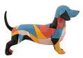 Figurina decorativa Dog Rubic, Mauro Ferretti, 28x8x25 cm, polirasina, multicolor