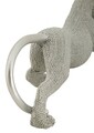 Statueta / figurina decorativa Panter Sparky, Mauro Ferretti, 32x9x11 cm, polirasina, argintiu