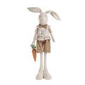 Decoratiune iepure cu pantaloni Lupe, Homla, 68 cm, poliester, bej