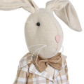 Decoratiune iepure cu pantaloni Lupe, Homla, 68 cm, poliester, bej