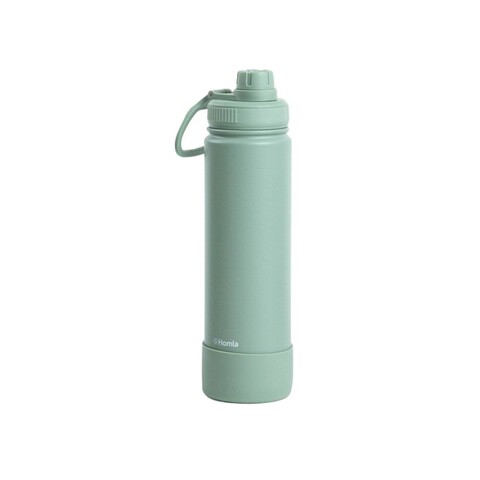 Termos Lunare, Homla, 8x28 cm, 650 ml, inox/plastic, verde