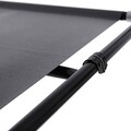 Dulap textil pentru haine Organiser, Songmics, 150x45x175 cm, material netesut/otel, gri