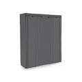 Dulap textil pentru haine Organiser, Songmics, 150x45x175 cm, material netesut/otel, gri