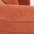 Fotoliu Suave, Homla, 87x80x72 cm, metal/textil, caramiziu