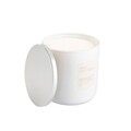Lumanare parfumata Aura, Homla, 870 gr, ceara, alb