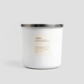 Lumanare parfumata Aura, Homla, 870 gr, ceara, alb