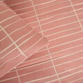 Lenjerie de pat pentru o persoana Grila, Homla, 2 piese, 140x200 cm, bumbac, roz