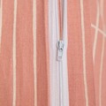 Lenjerie de pat pentru o persoana Grila, Homla, 2 piese, 140x200 cm, bumbac, roz