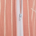 Lenjerie de pat dubla Grila, Homla, 3 piese, 160x200 cm, bumbac, roz