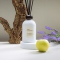 Difuzor de parfum cu betisoare Aura, Homla, 8.9x16.10 cm, 500 ml, sticla, alb