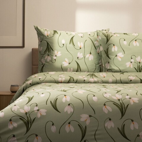 Lenjerie de pat King Size, Thana, Homla, 200x220 cm, 3 piese, microfibra din poliester, multicolor