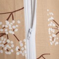 Lenjerie de pat King Size, Otu, Homla, 3 piese, 200x220 cm, bumbac, bej