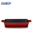 Tava Red Line, Cooking by Heinner, 33x23x7 cm, fonta, rosu