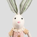 Decoratiune iepure cu ou Carrot, Homla, 55 cm, poliester, multicolor