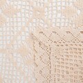 Fata de masa Crochet, Homla, 130x170 cm, bumbac/poliester, bej