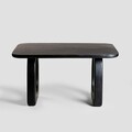 Masuta de cafea Astir, Homla, 100x60x40 cm, lemn, negru