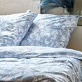 Lenjerie de pat King Size, Callais Essentials, Homla, 3 piese, 200x220 cm, poliester, albastru/alb