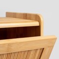 Cutie depozitare paine Tenaro, Homla, 38x25 cm, bambus, natur